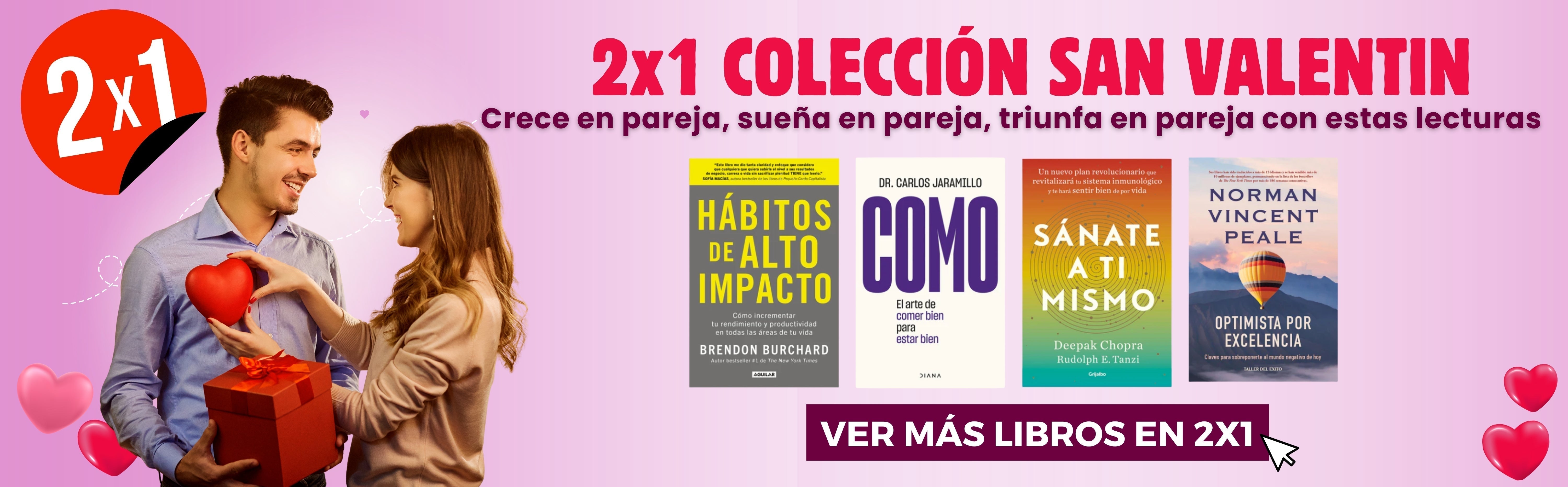 5 Razones de por qué regalar libros en San Valentín