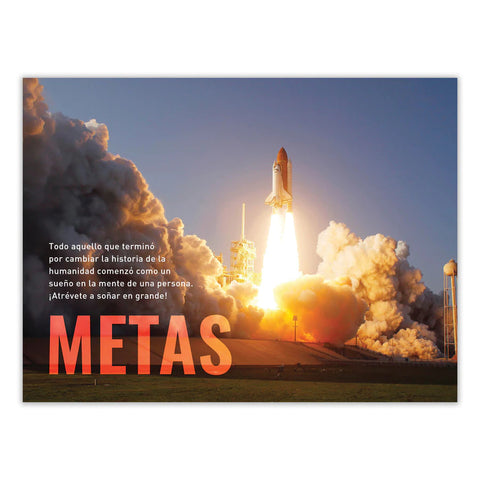 Metas (Afiche Moderno)