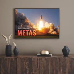 Metas (Afiche Moderno)