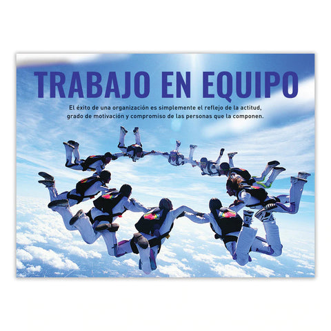 Trabajo en equipo (Afiche Moderno)