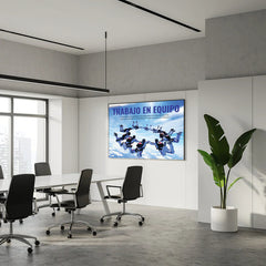 Trabajo en equipo (Afiche Moderno)