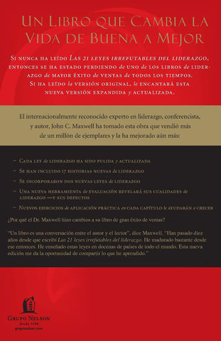 Las 21 leyes irrefutables del liderazgo
