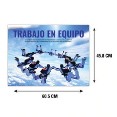 Trabajo en equipo (Afiche Moderno)