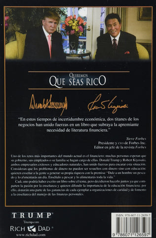 Queremos que seas rico